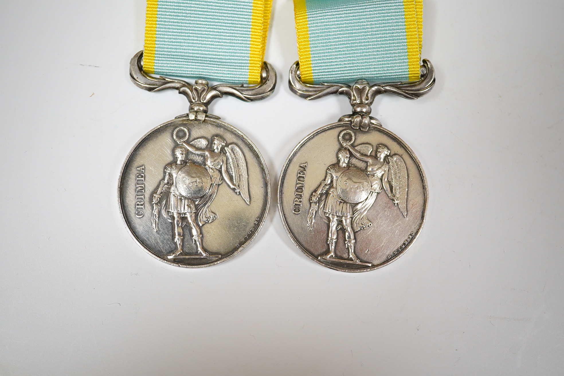 Two Crimea medals, both unnamed as issued